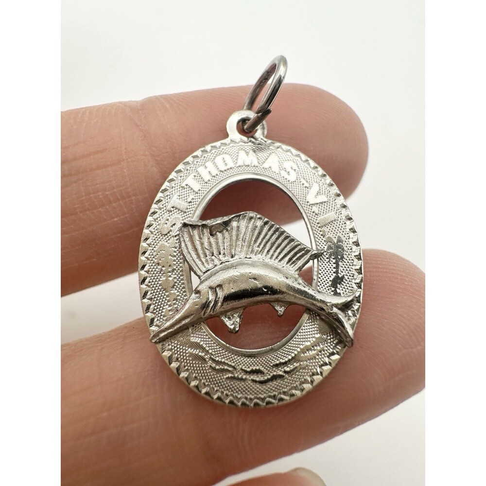 STERLING SILVER ST THOMAS VI TROPICAL FISH CHARM